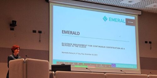 Emerald presented at Annual CNR-IIT Conference in Pisa